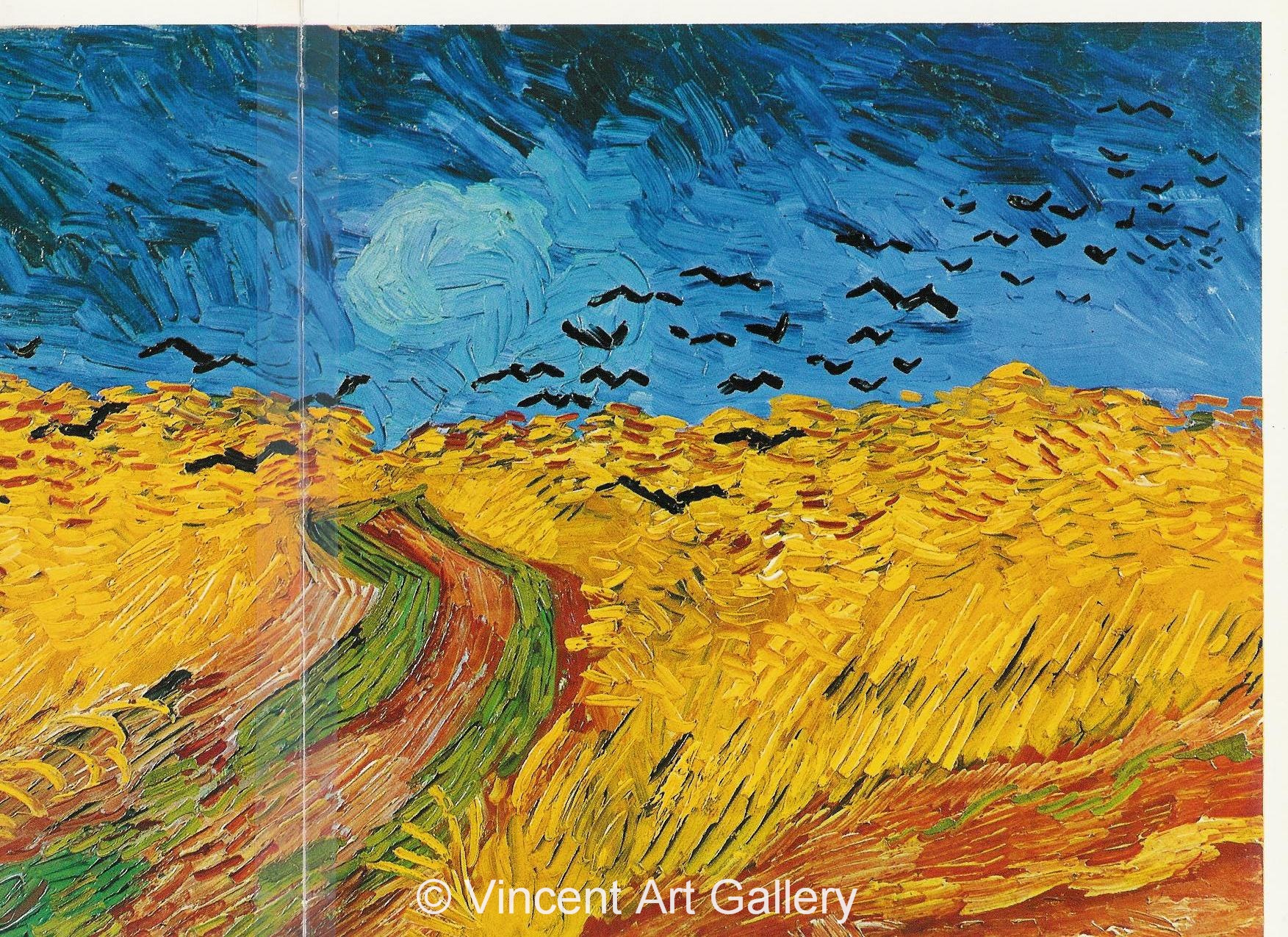 JH2117, Wheat Field with Crows, RIGHT part